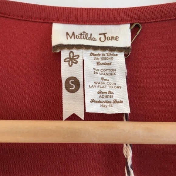 NEW Matilda Jane Tie Waist Dress V-Neck - Picture 2 of 4